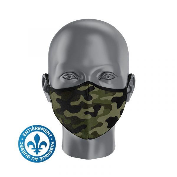 Masque sans imprimé - Camouflage